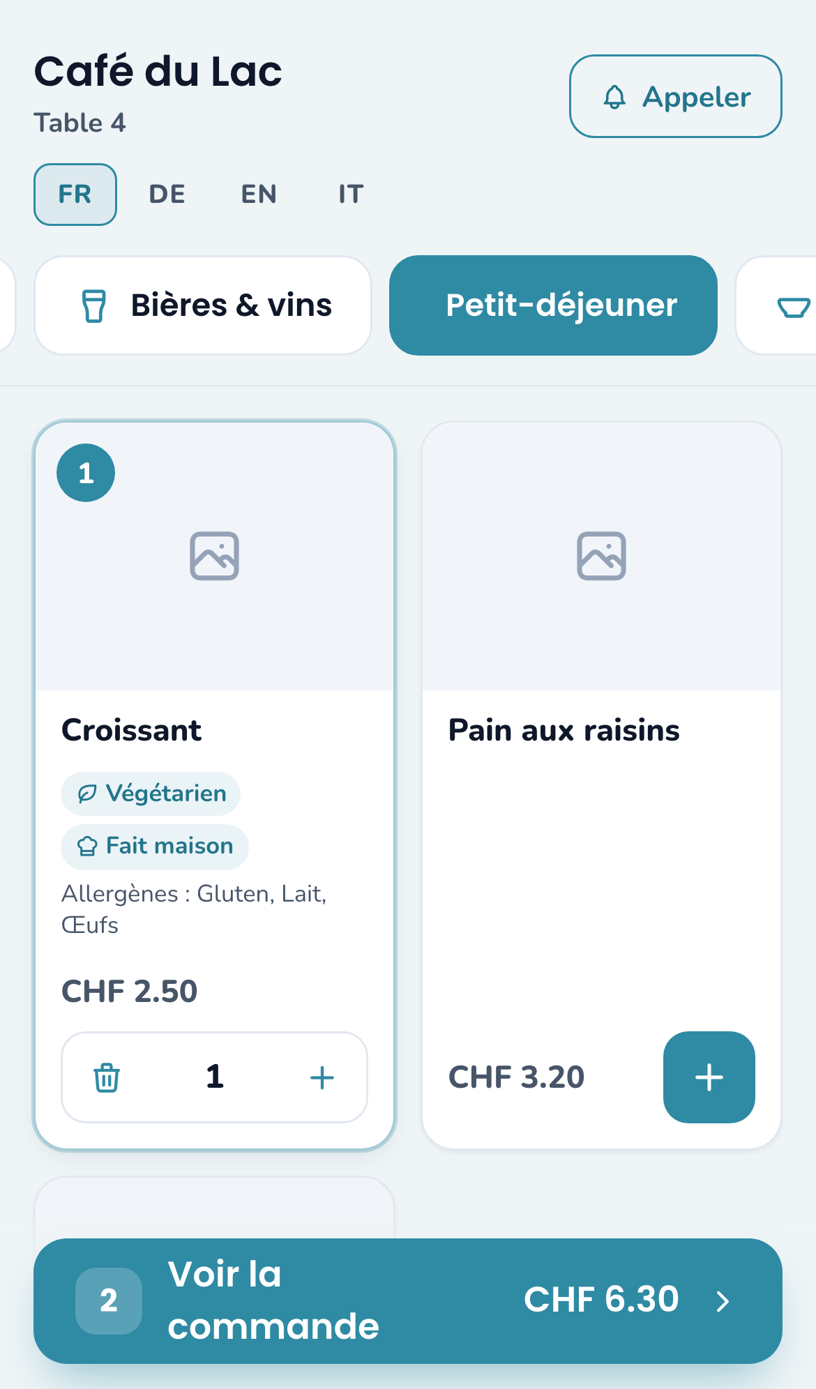La carte en ligne sur un téléphone